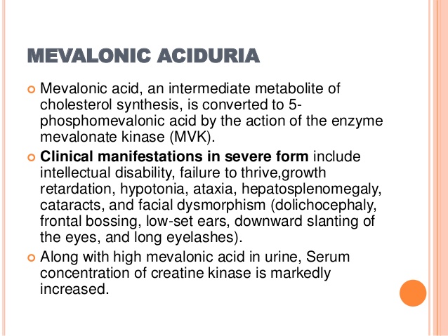 Image result for mevalonic acid in urine